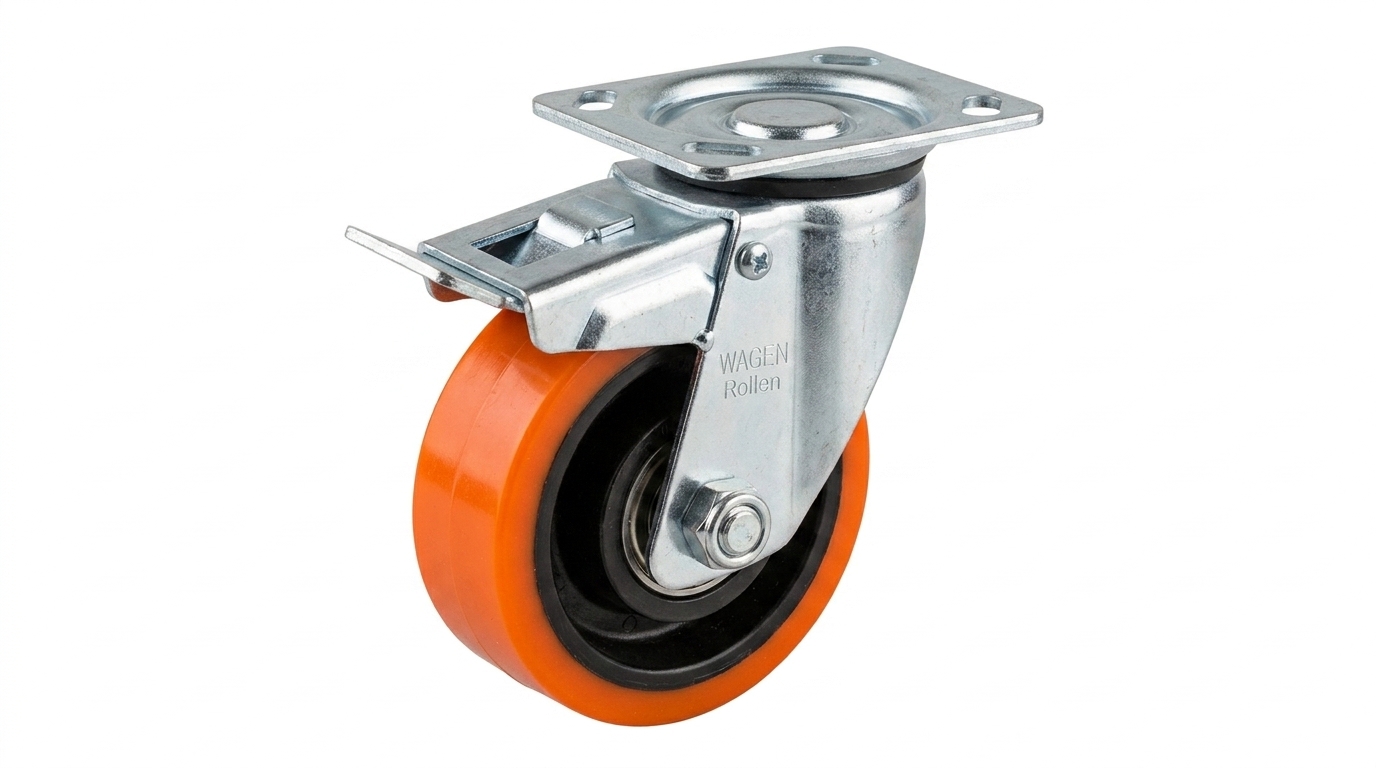 ล้อยูรีเทน WAGEN 6" เบรค