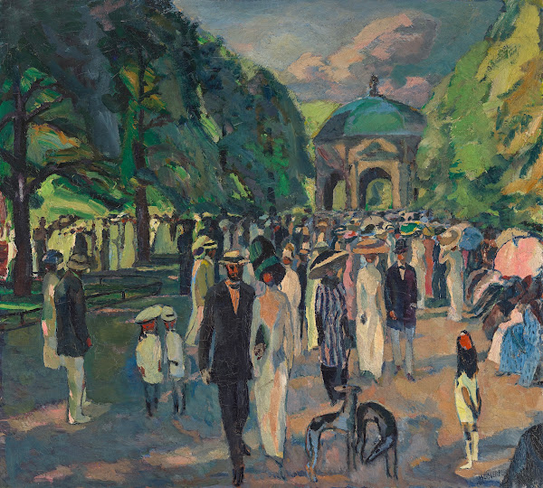Im Münchner Hofgarten 1911