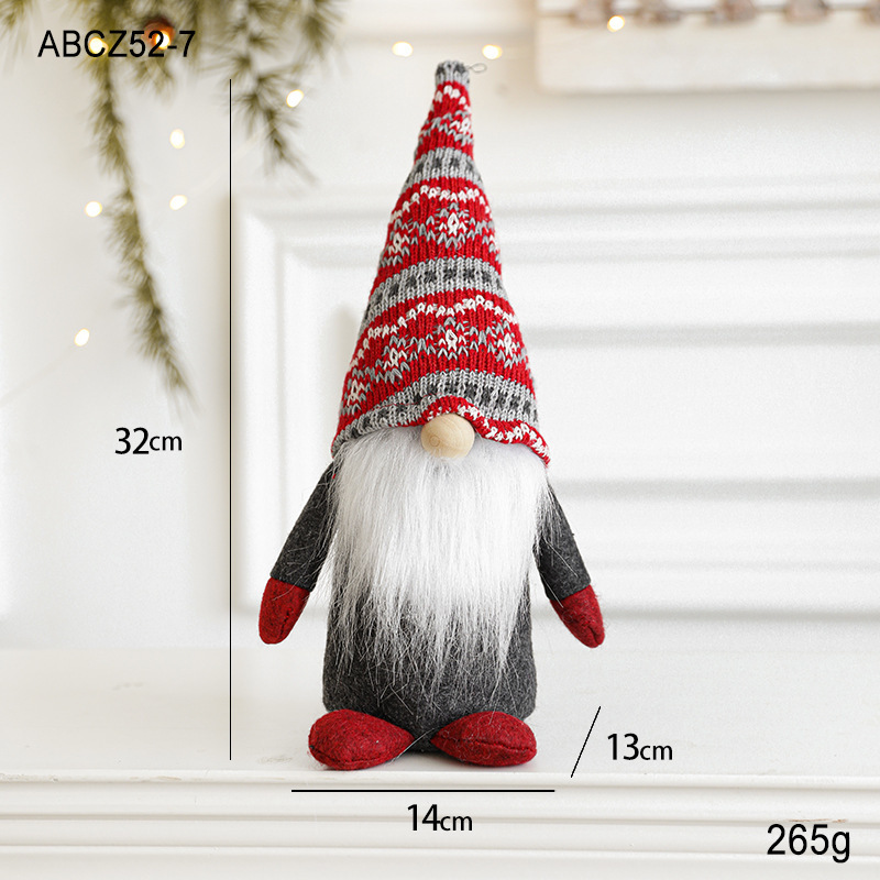 Christmas Gnome, Hanging Fabric Figure