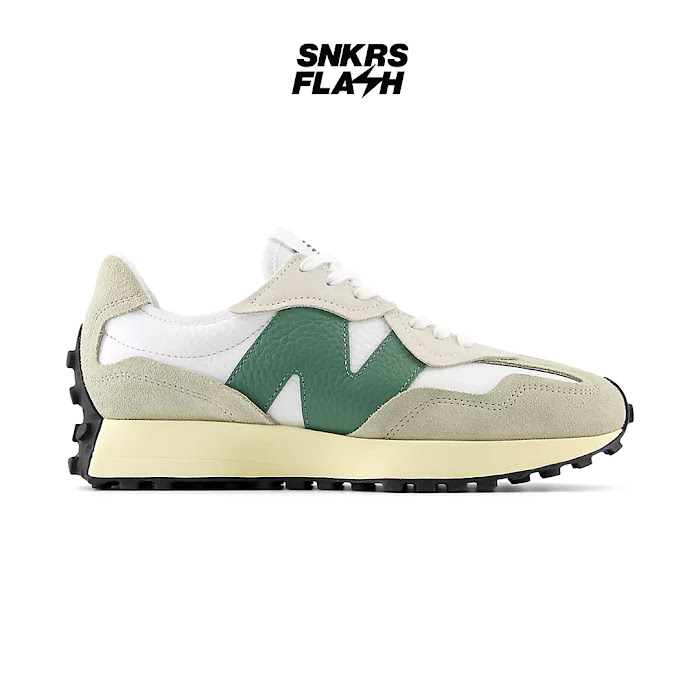NEW BALANCE 327 WHITE GREEN - Size 45