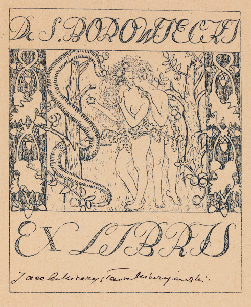 Ekslibris Stefana Józefa Borowieckiego 18811937 1911