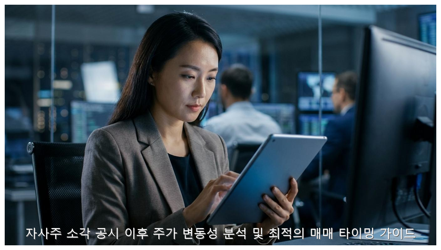 자사주 소각 공시 이후 주가 변동성 분석 및 최적의 매매 타이밍 가이드 핵심 안내 및 분석 인포그래픽 (5)