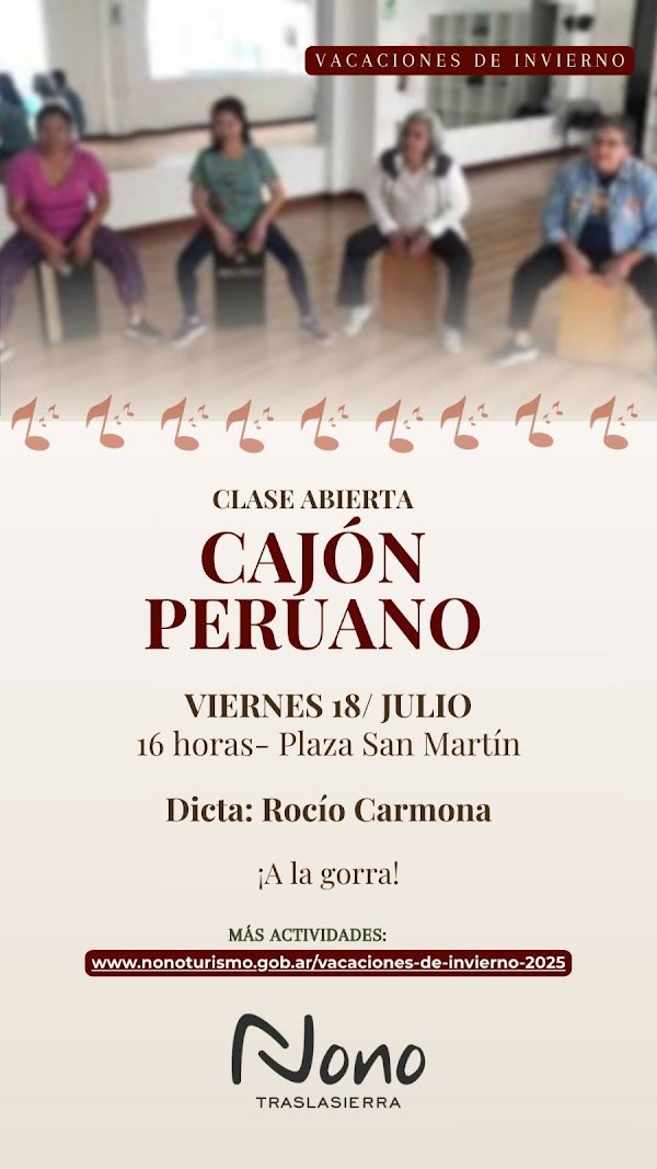 Clase abierta Cajón Peruano