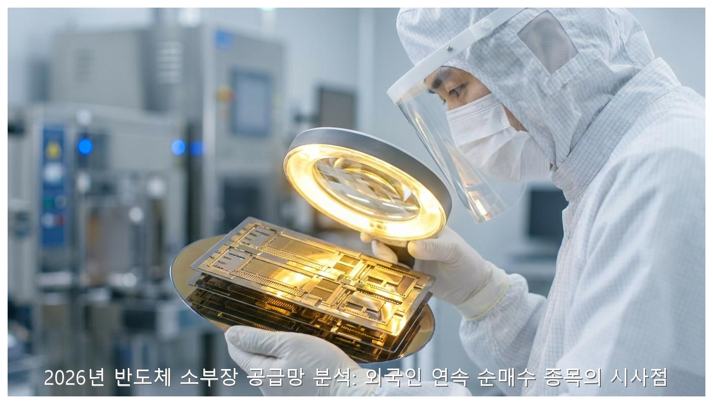 2026년 반도체 소부장 공급망 분석: 외국인 연속 순매수 종목의 시사점 핵심 안내 및 분석 인포그래픽 (4)