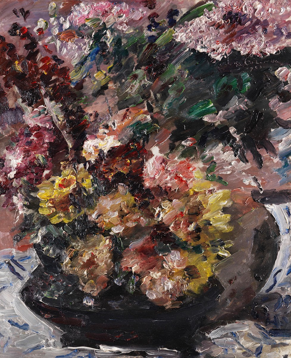 Blumen im Bronzekübel 1923