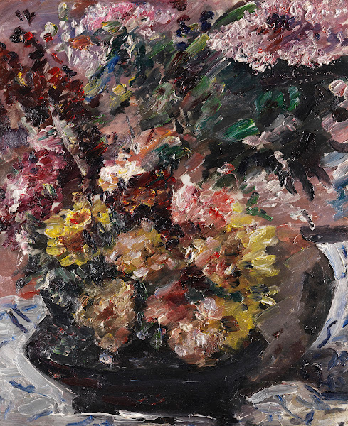 Blumen im Bronzekübel 1923