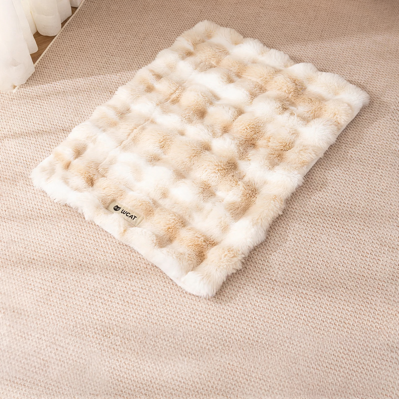 Pet Wool Blanket, Checkered Pattern, Double-Sided, Sizes XS–2XL
