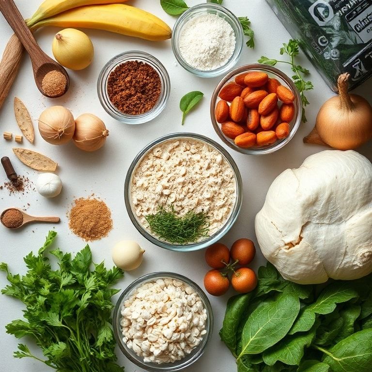 Ingredients for Easy High Protein Overnight Oats for Quick Healthy Breakfast: Breakfast Boost in Minutes