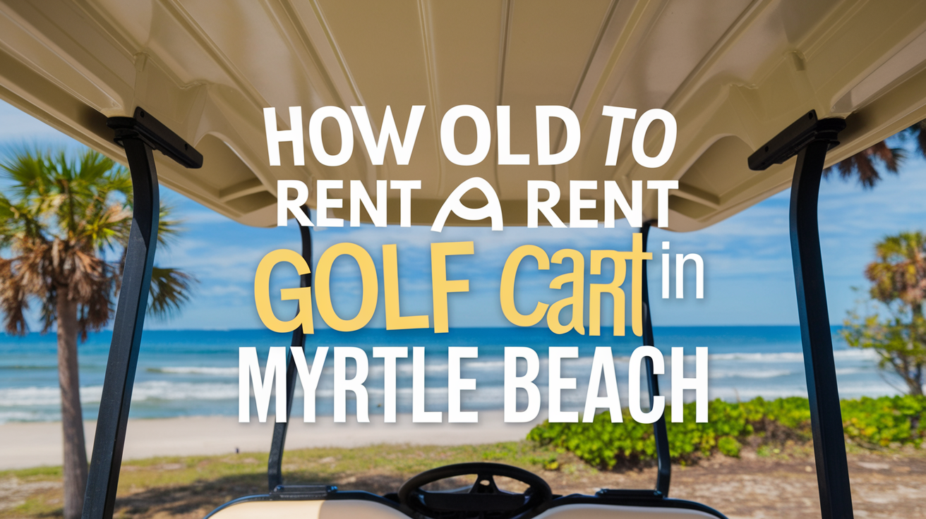 How Old to Rent a Golf Cart in Myrtle Beach