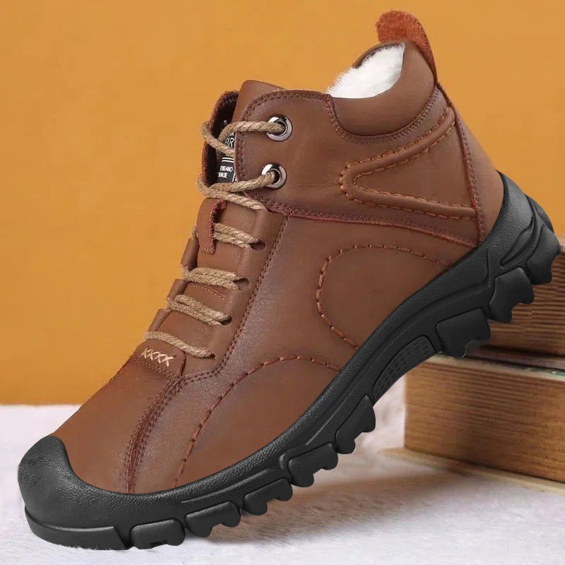 Gefütterte Herren-Winterstiefel für Outdoor und Freizeit