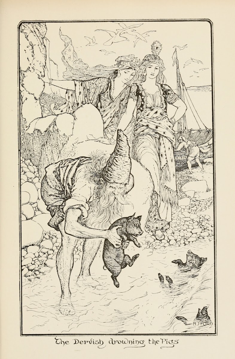 The Dervish Drowning the Pigs 1905