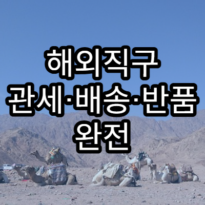 해외직구 관세·배송·반품 완전 정리