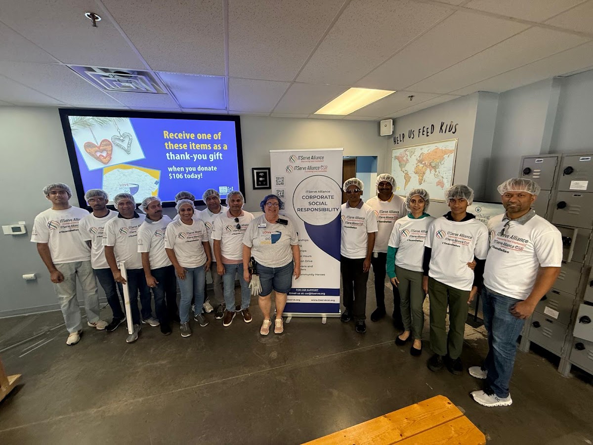 ITServe Alliance Dallas Chapter Global Hunger Relief Efforts