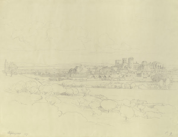 View from Avignon 1851