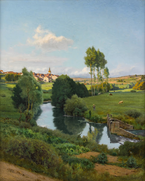 La Saone au bas de Lironcourt Vosges