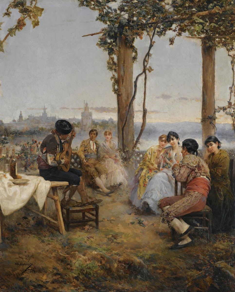 An Afternoons Amusements Seville 1888