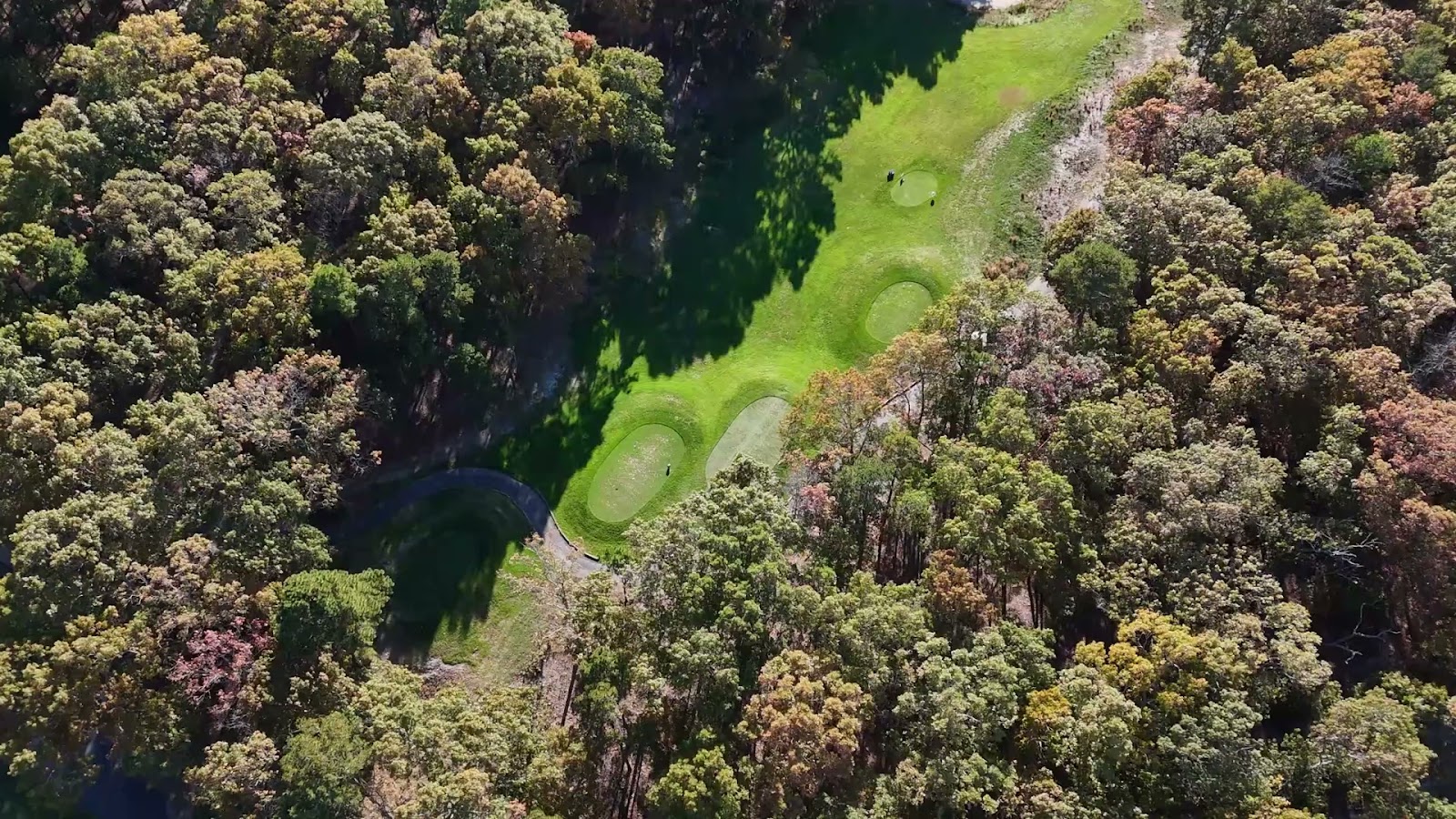Golf course aerial