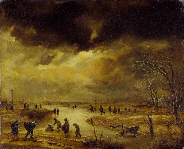 A Winter Scene mid 1650s