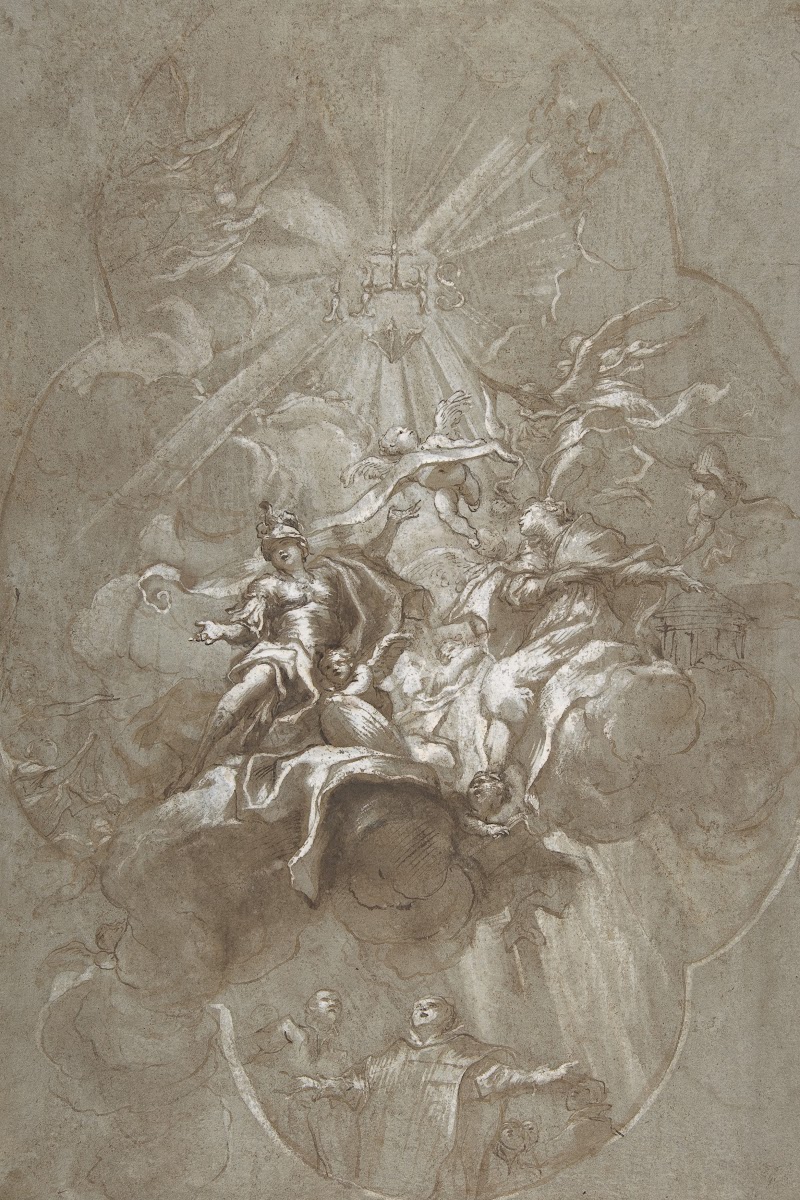Ceiling Design with the Glorification of the Name of Jesus 16801744