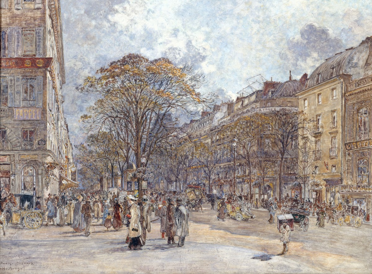 Le boulevard des Italiens aspect du matin 1902 1903