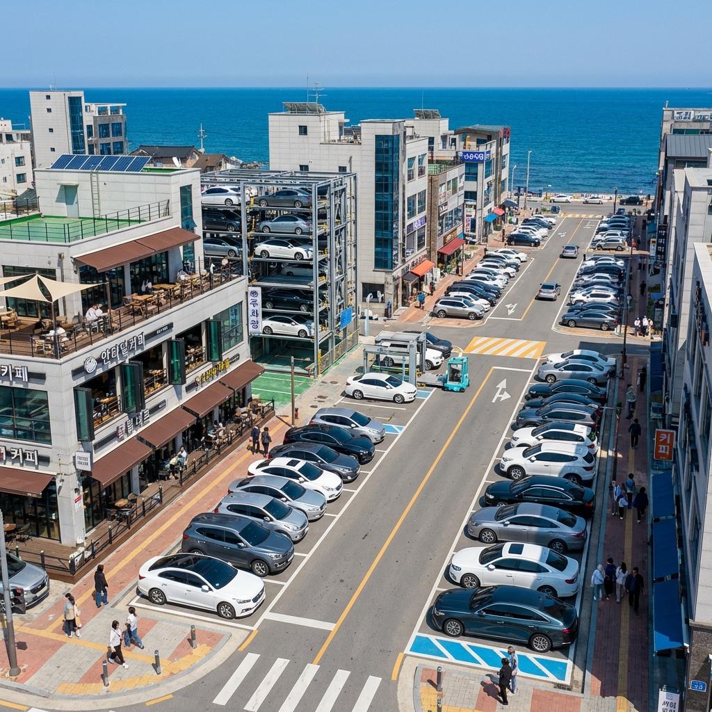 주차 전쟁 종결! 강릉 카페거리 스마트 주차 가이드 (feat. 무료 주차 명당 3곳)