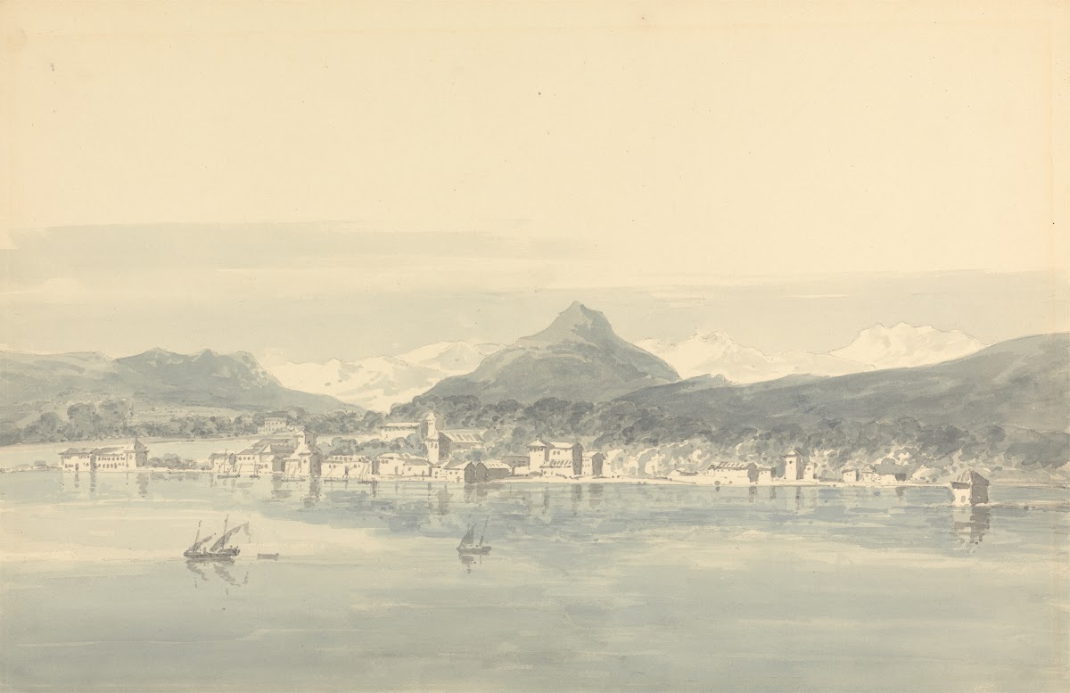 A Town on the Lake of Geneva
