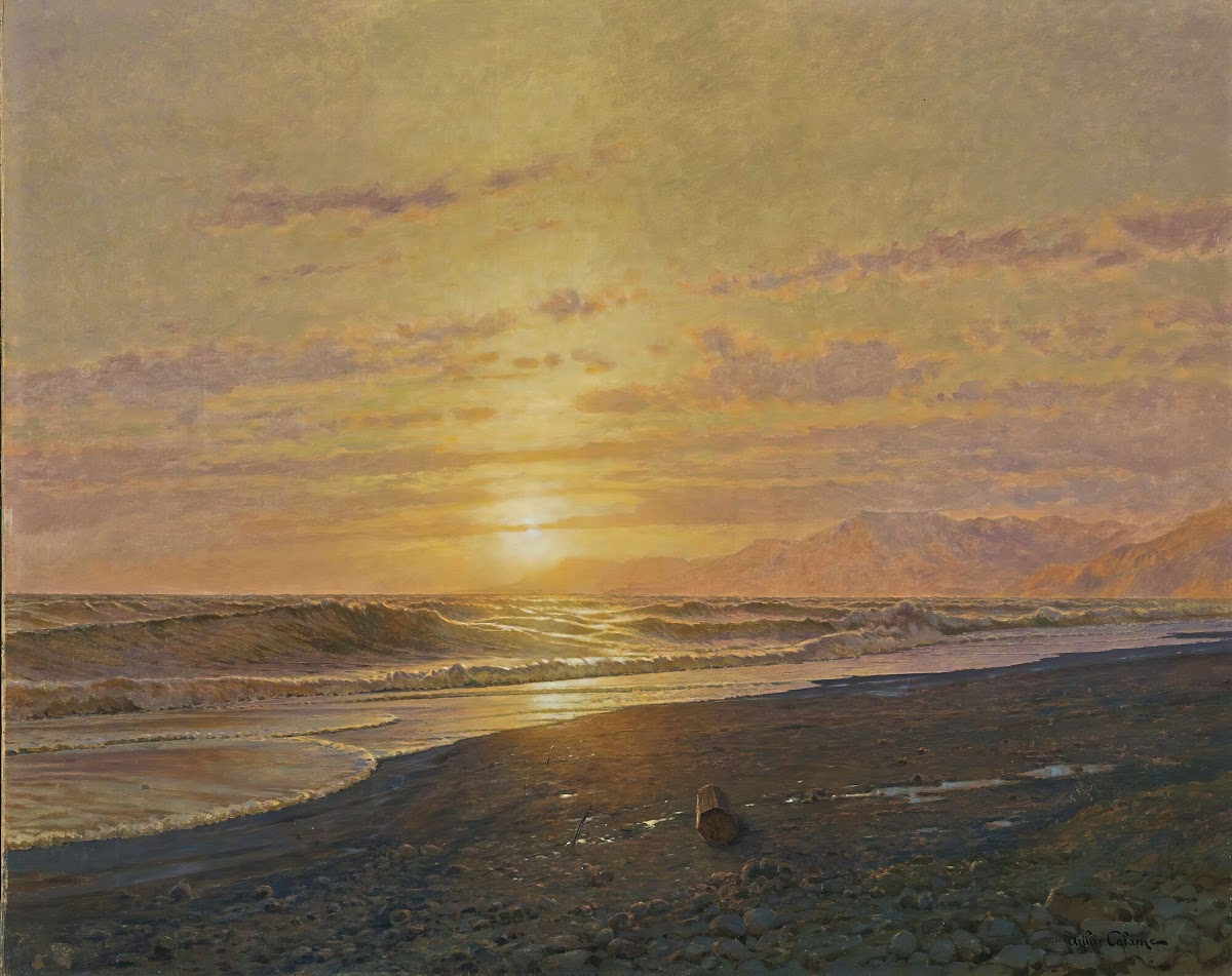 SoleilCouchant Sur La MerBordighera