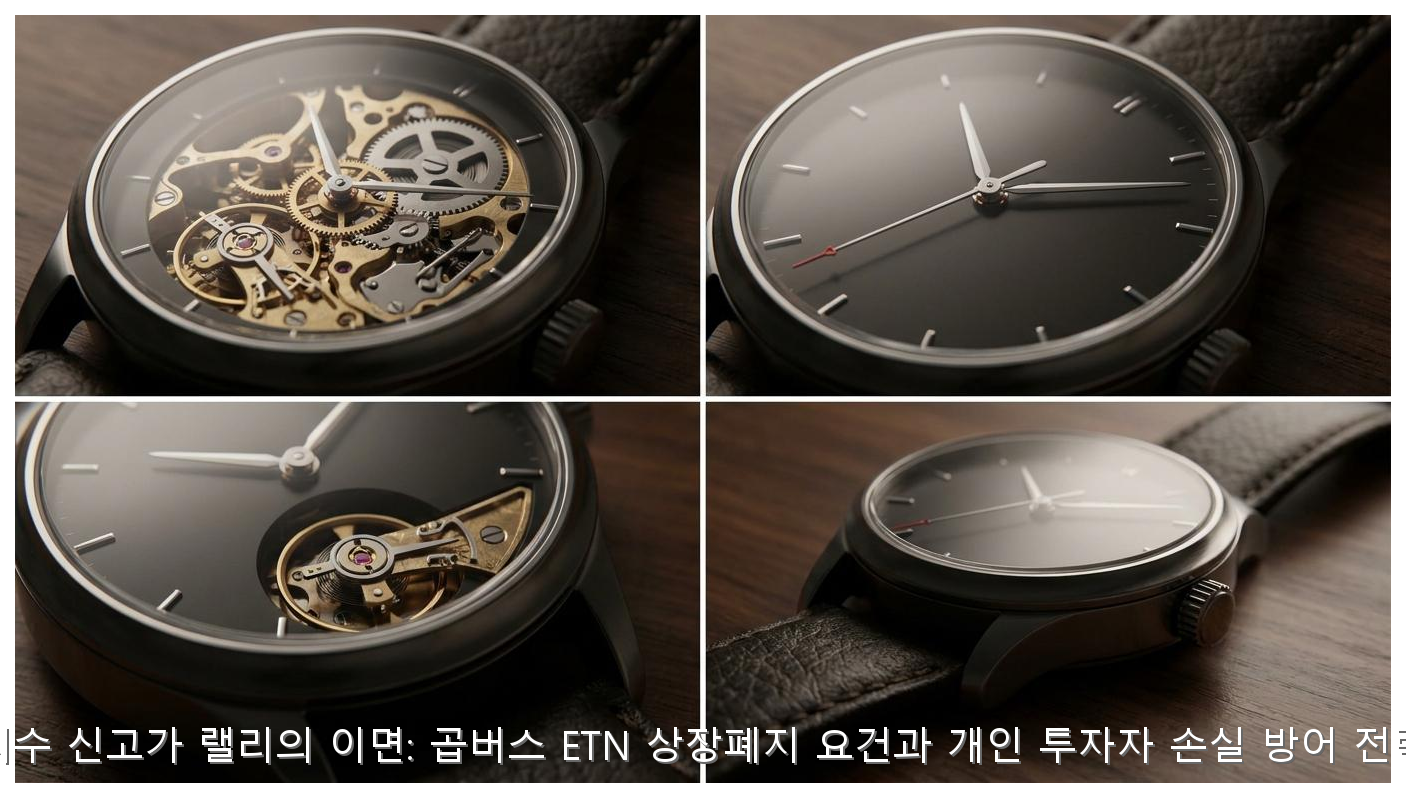 지수 신고가 랠리의 이면: 곱버스 ETN 상장폐지 요건과 개인 투자자 손실 방어 전략 핵심 안내 및 분석 인포그래픽 (3)