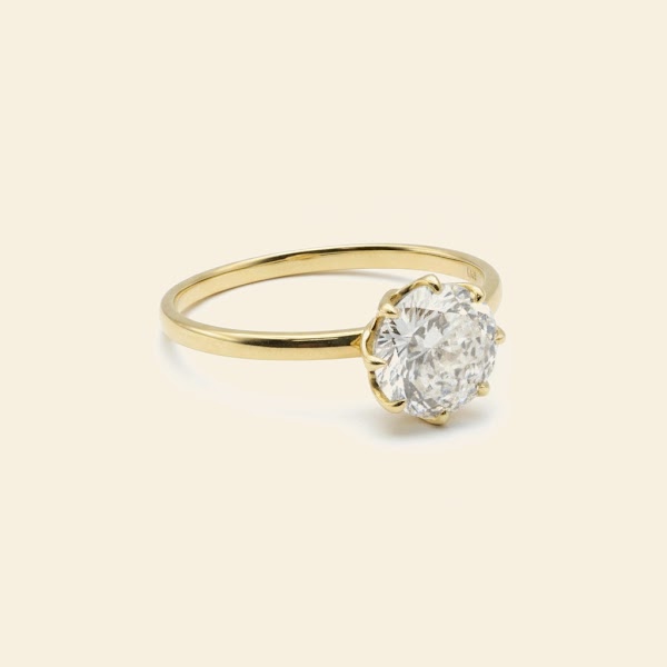 Classic Solitaire Ring – Yellow Gold