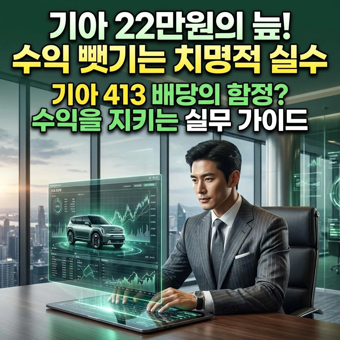 기아(000270) 목표가 22만 원만 믿고 샀다가 '배당 세금'으로 수익 반납하는 초보의 실수