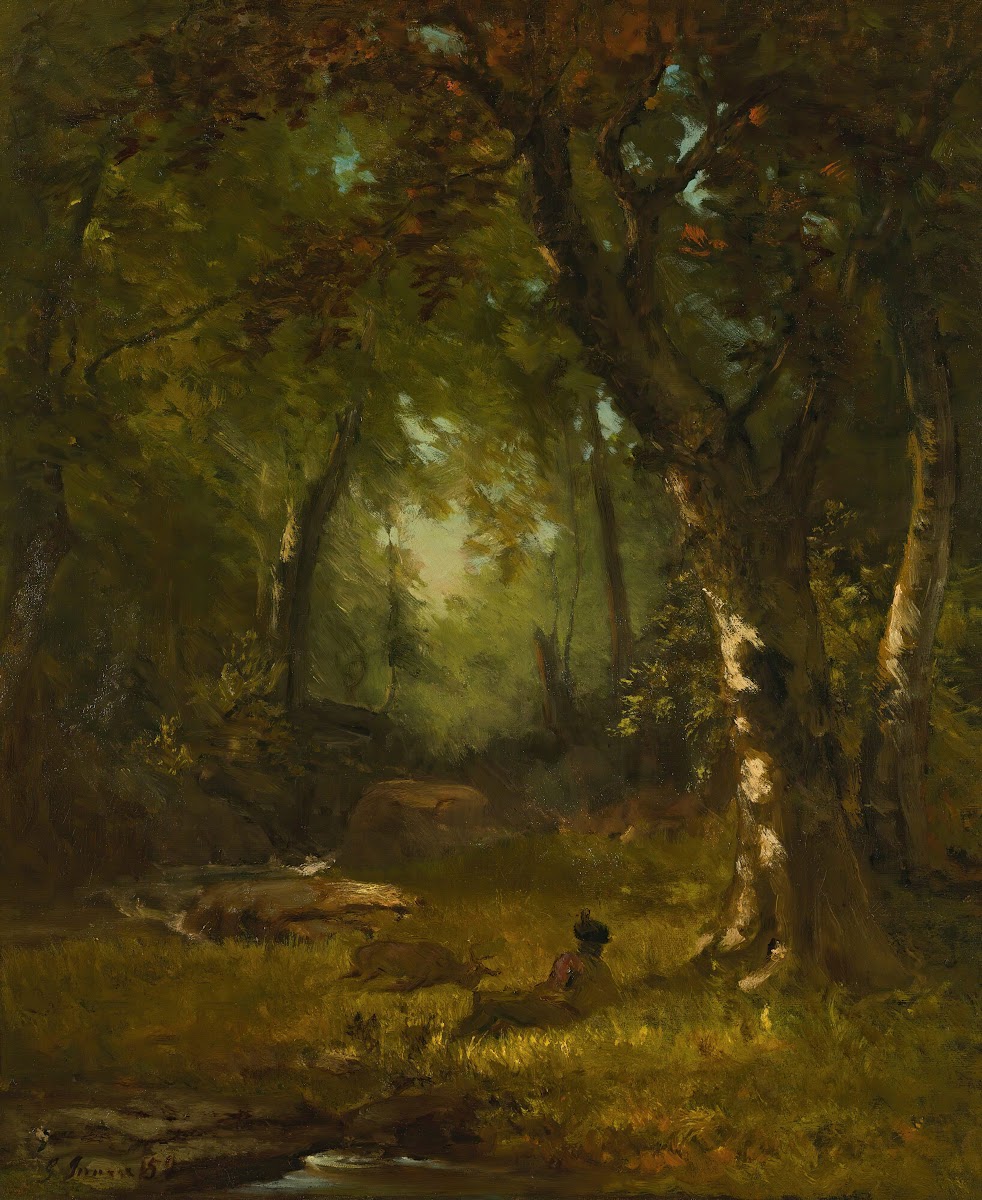Landscape WithHuntsman 1859