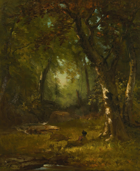 Landscape WithHuntsman 1859