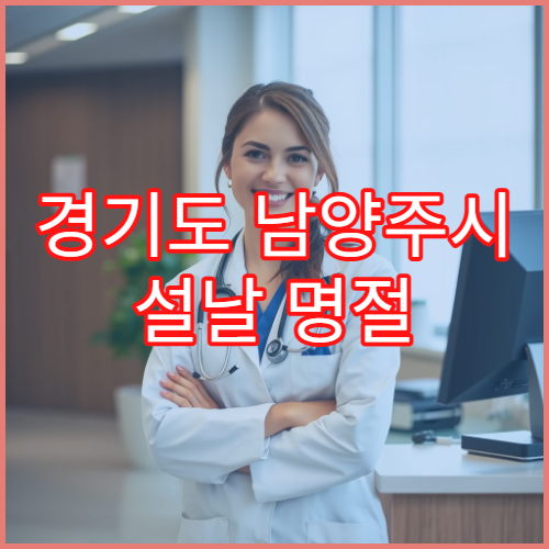 경기도 남양주시 설날 명절 응급의학과 진료 병원｜24시간 응급실 운영 정보