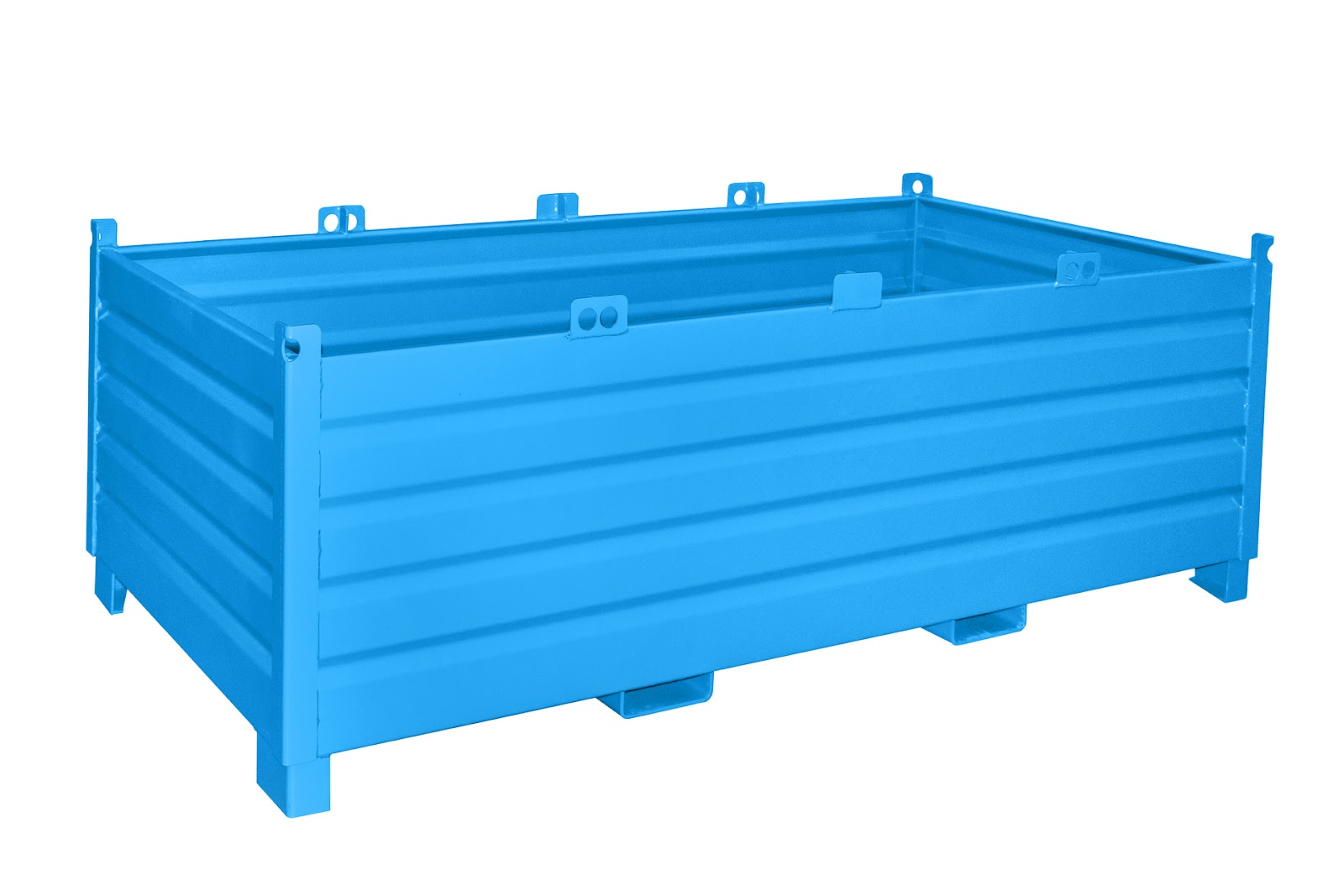 Verzamelcontainer-System SBS 2000, gelakt, Lichtblauw