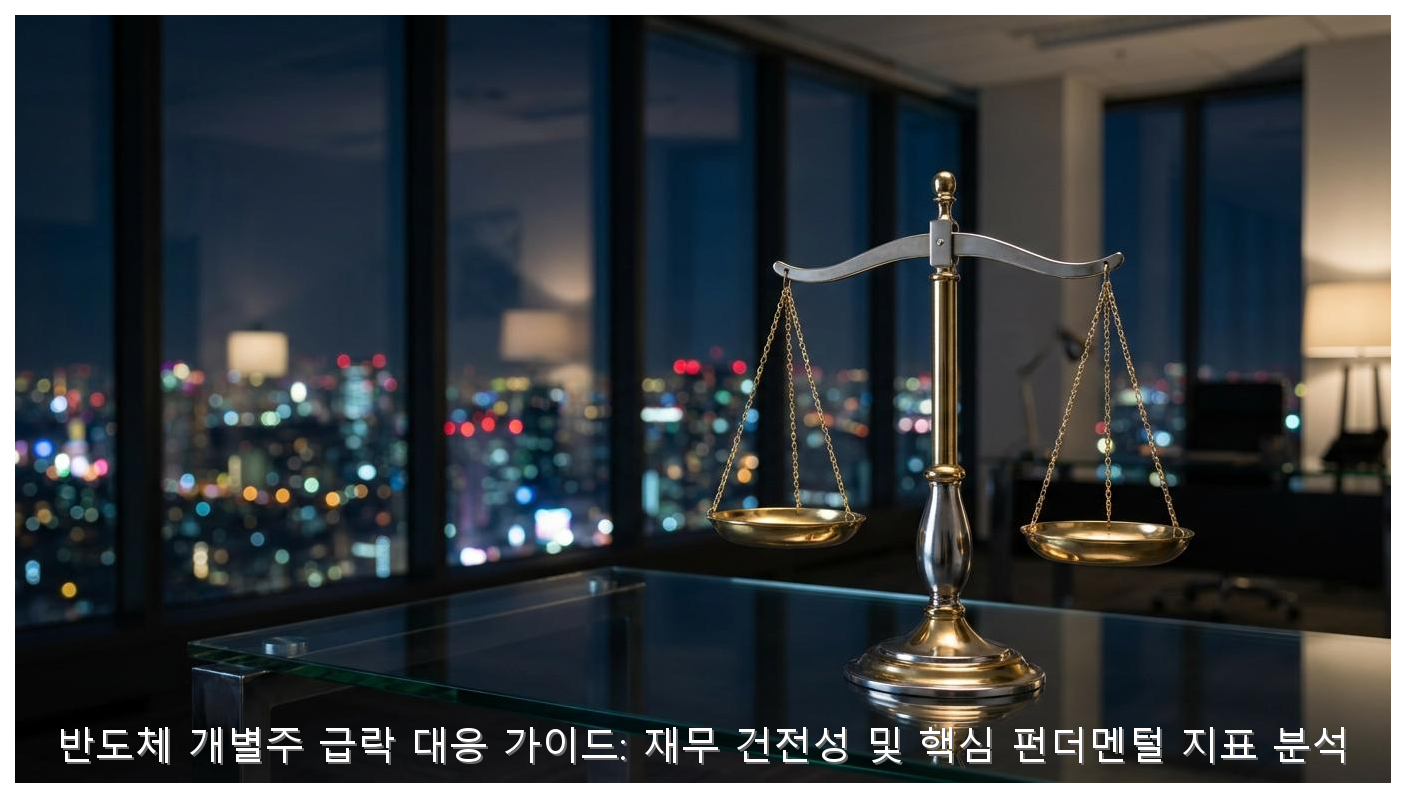 반도체 개별주 급락 대응 가이드: 재무 건전성 및 핵심 펀더멘털 지표 분석 핵심 안내 및 분석 인포그래픽 (5)