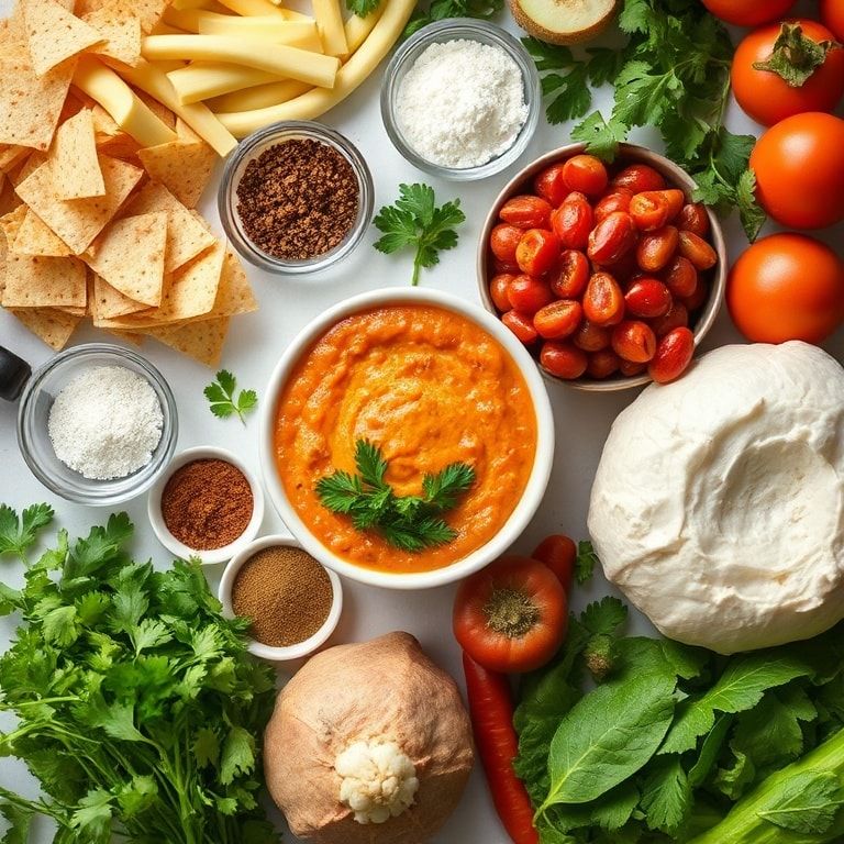 Ingredients for Cheesy Chili Dip Recipe Perfect for Game Day Snacks – Easy, Homemade & Melty