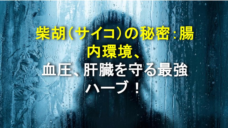 柴胡（サイコ）の秘密：腸内環境、血圧、肝臓を守る最強ハーブ！