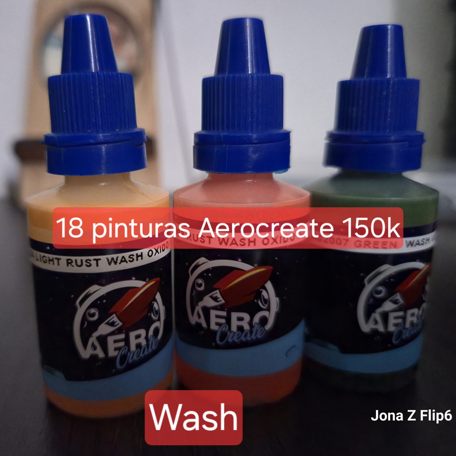 Juego de pinturas Aerocreate x 18