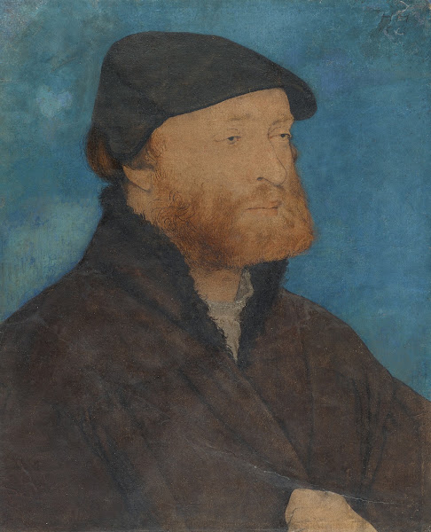 Bildnis eines Mannes mit schwarzem Barett 1538