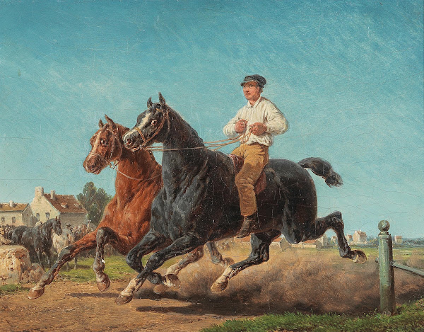 At The Horse Market 1865