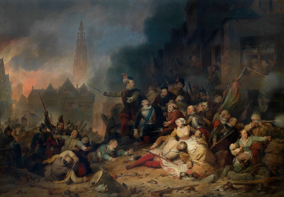 The Spanish Fury in Antwerp 1837