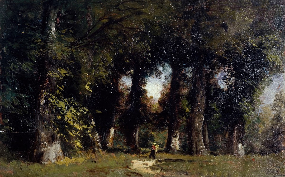 Lisière de forêt 1850 1860