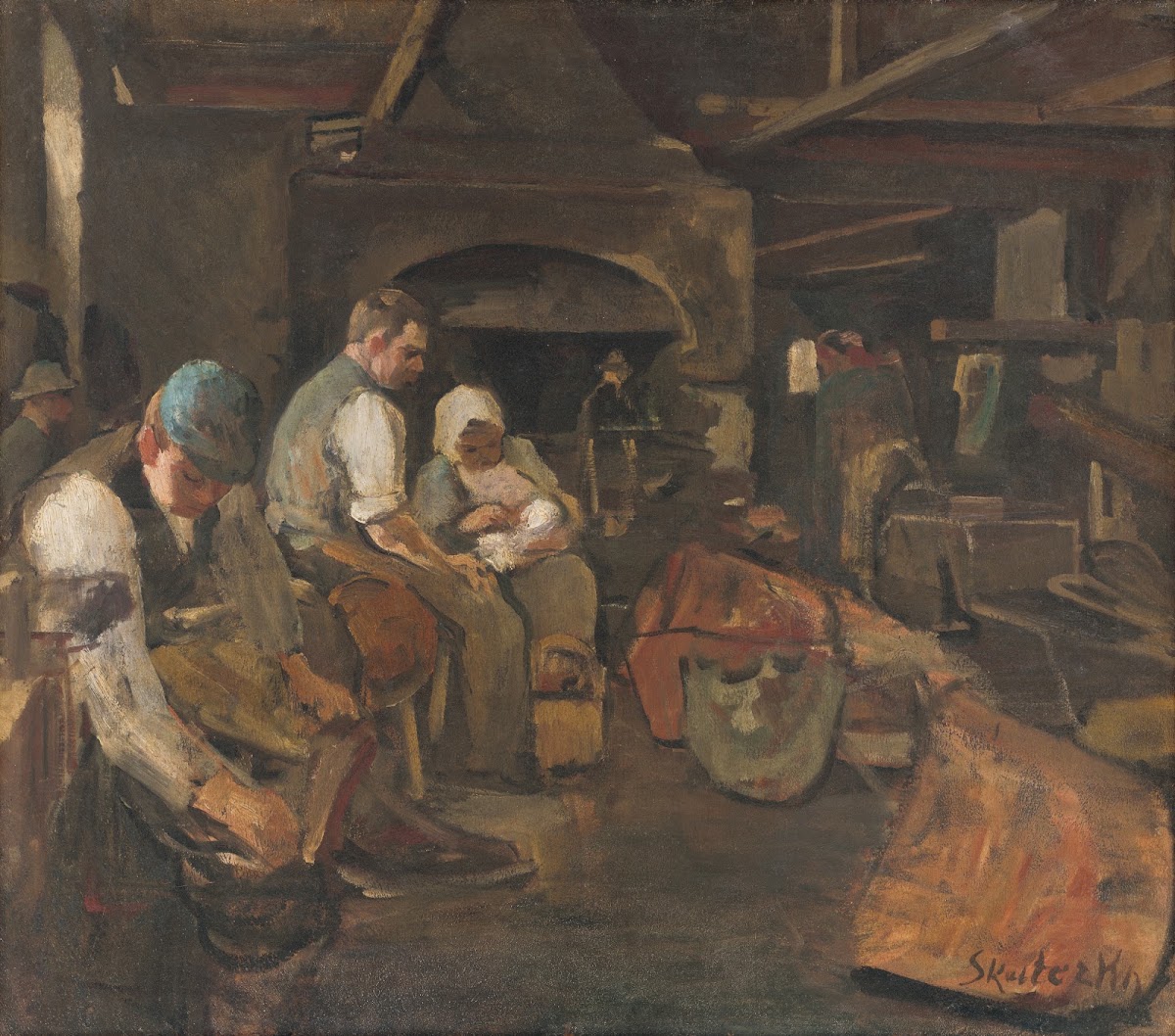 Preparing lunch 1899