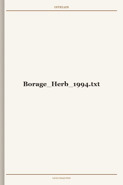 Borage Herb 1994