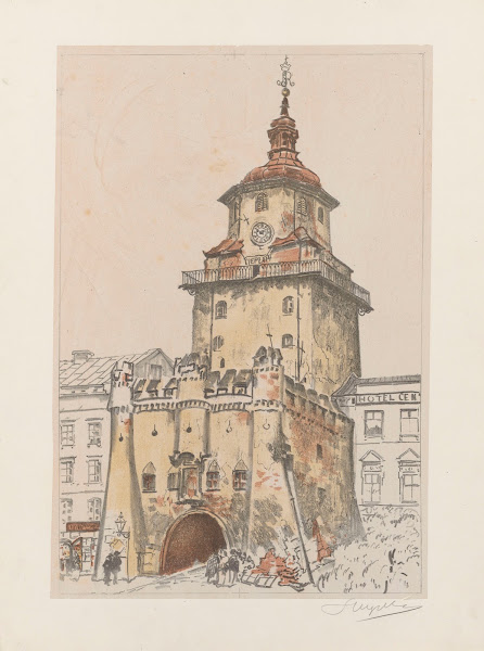 The Krakow Gate in Lublin in summer 1918   1919