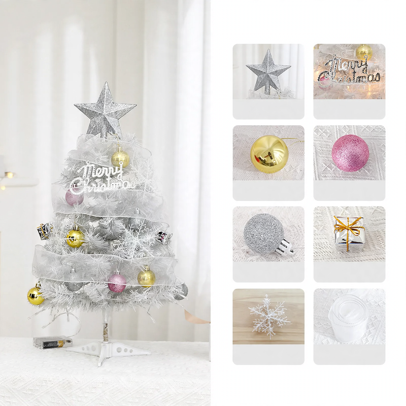 Artificial Christmas tree with LED, 45 or 60 cm