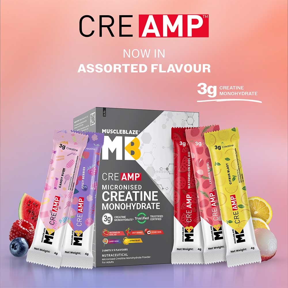 Creatine Monohydrate CreAMP — Assorted Pack, 0.13 lb