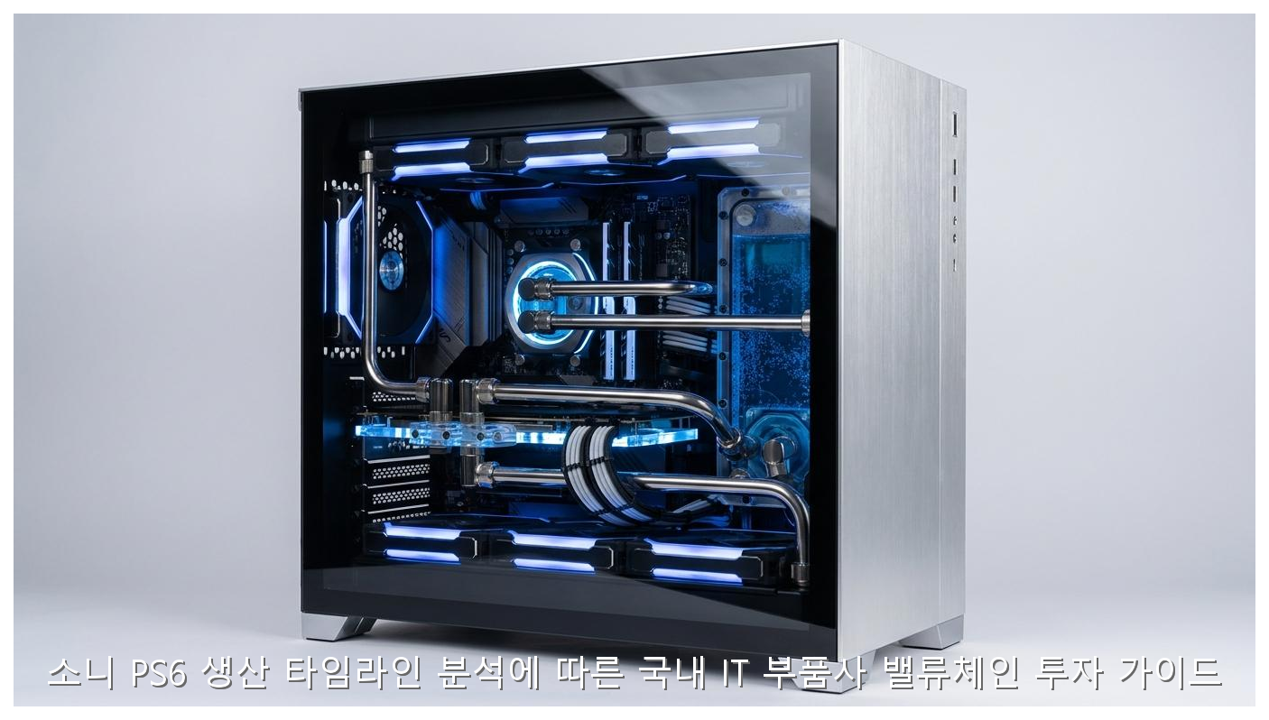 소니 PS6 생산 타임라인 분석에 따른 국내 IT 부품사 밸류체인 투자 가이드 핵심 안내 및 분석 인포그래픽 (6)
