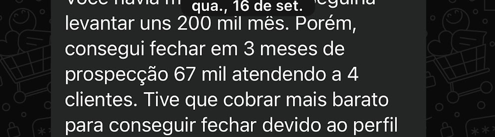 Depoimento de mentorado
