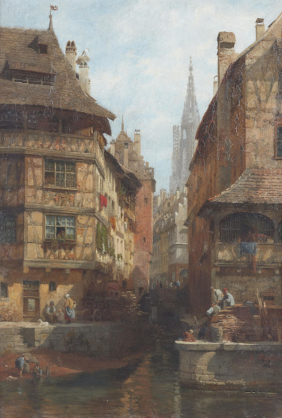Ansicht von Straßburg mit Blick auf das Münster